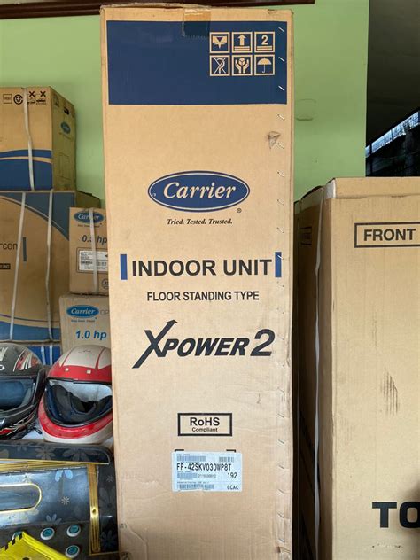 Brand New Carrier X Power2 Inverter Floor Stand Aircon 3HP TV Home