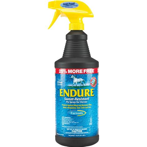 Farnam Endure Sweat Resistant Fly Spray For Horses Bonus