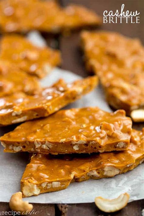 Easy Microwave Cashew Brittle | The Recipe Critic