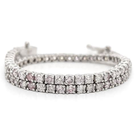 No Reserve Price Igi Certified Carat Pink Diamonds Bracelet