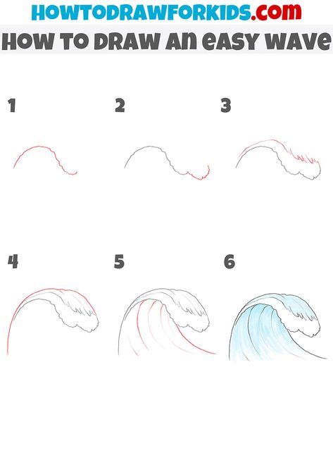 How To Draw Ocean Waves Easy