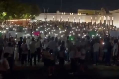 Mega marcha en Campeche en apoyo a paro de policías xeu noticias veracruz