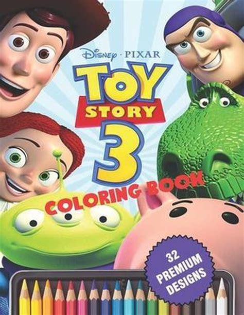 Toy Story 3 Coloring Book Maryse P Theberge 9798564090667 Boeken