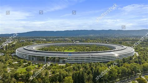 Aerial View Apple Park Campus Building Editorial Stock Photo - Stock ...