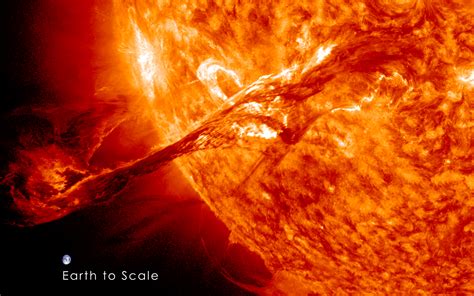 File Magnificent Cme Erupts On The Sun With Earth To Scale