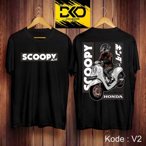 KAOS HONDA SCOOPY NEW KAOS DISTRO Lazada Indonesia