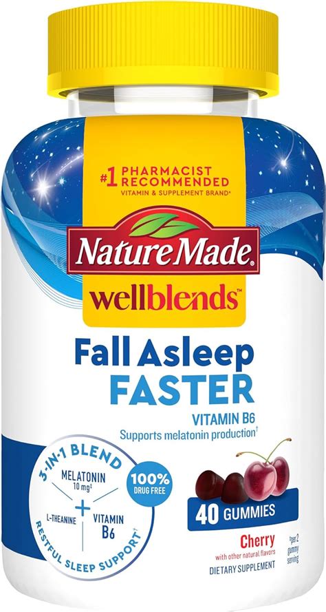 Amazon Nature Made Wellblends ayuda para dormir más rápido ayuda