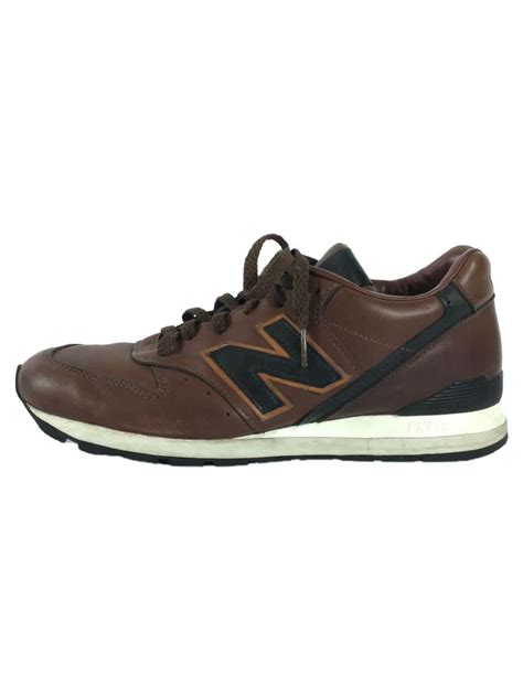 New Balance ニューバランス ×horween Leather Co ローカットスニーカー 26 5cm Brw レザー M996brn 中古品の販売・通販ならセカンドストリート