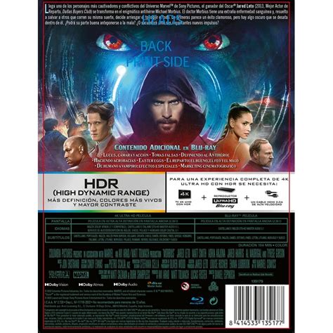 Morbius 4k Uhd Blu Ray Ed Especial Metálica Blu Ray