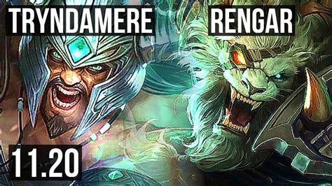 Tryndamere Vs Rengar Top Defeat Rank 4 Trynda 1 9m Mastery 3 0