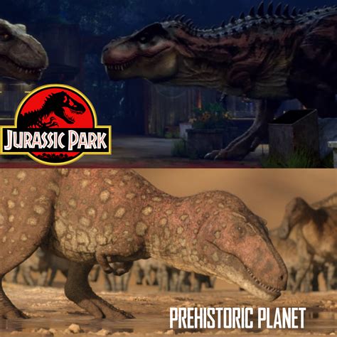 Jurassic park vs prehistoric planet tarbosaurus | Prehistoric Planet ...