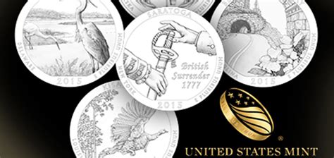 Us Mint 2015 America The Beautiful Quarters Uncirculated Coin Set