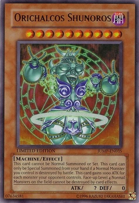 Yu Gi Oh Promo Single Orichalcos Shunoros Ultra Rare Jump En035 Da