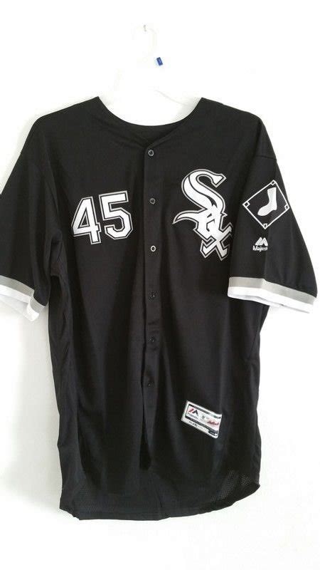 Chicago White Sox #45 Michael Jordan Black Throwback Baseball Jersey XL-48