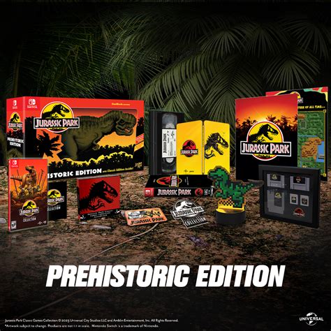 Jurassic Park Classic Games Collection Prehistoric Edition Switch