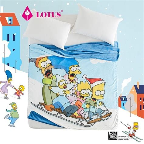 LOTUS ผาหม Eco Fur The Simpsons ขนาด 60x80 นว L ECO SS 04 สงฟร