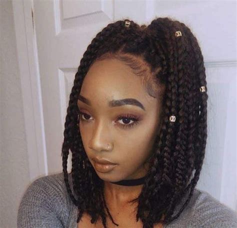 18 Stylish Medium Box Braids That Are Trending In 2020 Bob Braids