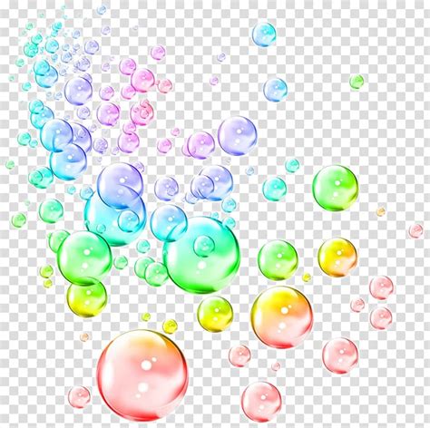 Multicolored Bubbles Illustration Soap Bubble Rainbow Burbujas De