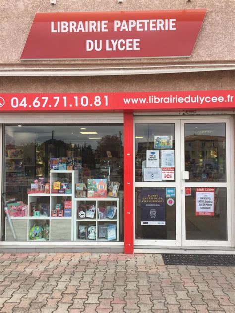 Librairie papéterie du lycée Lunel MyLibrairie