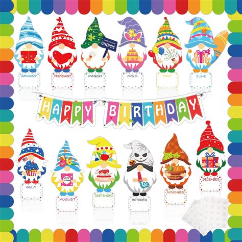 Buy Pcs Classroom Bulletin Board Decorations Set Happy Birthday