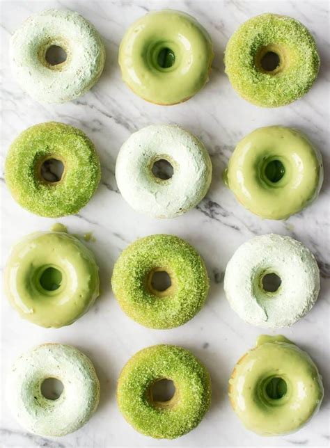 Matcha Baked Doughnuts Recipe - Love and Lemons