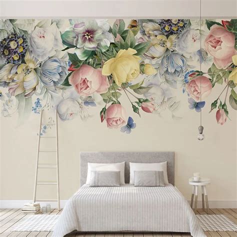 8d Murals Painting 3d Flower Wallpapers Murals For Wedding Room 3d