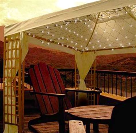 Gazebo Net Lights Gazebo Wedding Patio Lights Net Lighting