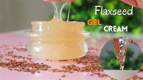 Flaxseed Gel Cream Diy Flaxseed Gel For Skin And Hair Youtube