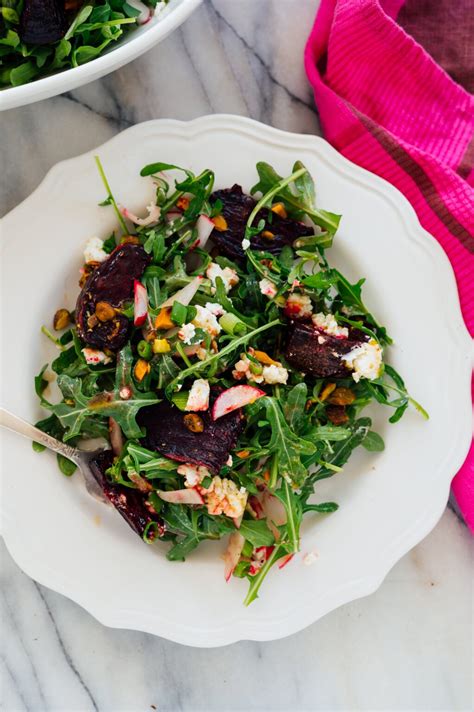 Roasted Beet Salad With Goat Cheese And Pistachios Cookie And Kate