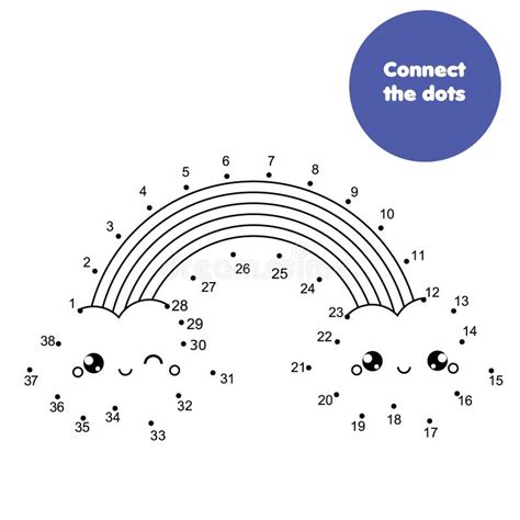 Rainbow Dot Art Rainbow Dot Art 25 Dot Activity A1f