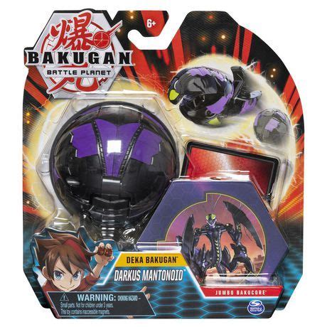 Bakugan Deka, Darkus Mantonoid, Jumbo Collectible Transforming Figure, For Ages 6 And Up Multi ...