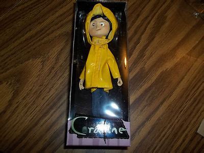 Neca Coraline Raincoat Bendy Doll Hard To Find Unopened Good