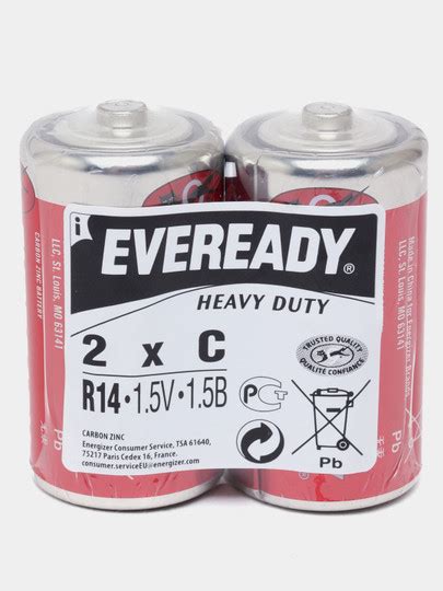 Батарейки Eveready Heavy Duty C, 2 шт Toshkentda hududida, narxi 14000 ...