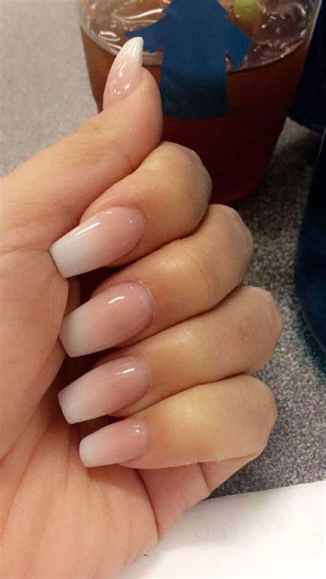 47 Best Natural Nails Ideas You Can Do At Home Fashionnita Ombre Acrylic Nails Natural