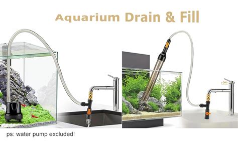 Amazon Hygger Bucket Free Aquarium Water Change Kit Metal Faucet