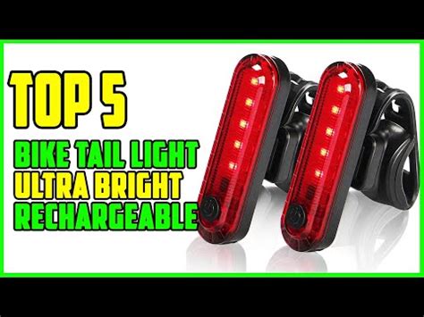 Top Best Bike Tail Light Ultra Bright Rechargeable Youtube