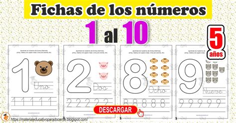 Numeros Hojas De Trabajo