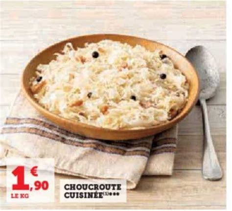 Promo Choucroute Cuisin E Chez Hyper U Icatalogue Fr