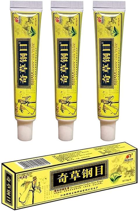 3 Pcs Natural Chinese Herbal Cream Eczema Psoriasis Creams Dermatitis