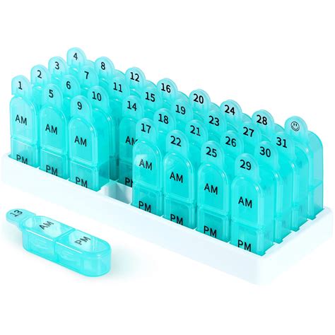 Snapklik Pill Organizer Monthly Times A Day Day Pill