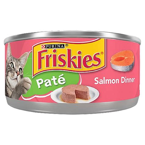 Purina Friskies Pate Wet Cat Food Salmon Dinner 55 Oz Can Shoprite