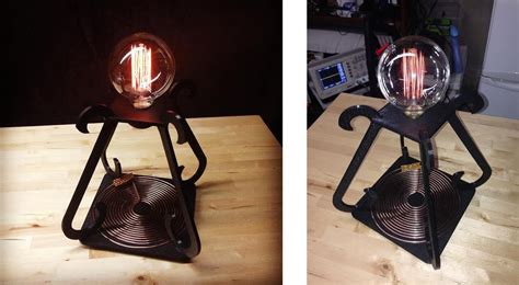 Engineer 3d Prints Amazing Wirelessly Powered Tesla Desk Lamp 3dprint