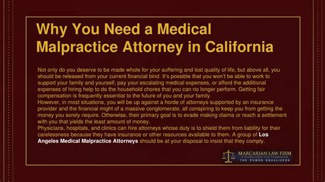 Ppt How To Find The Best Los Angeles Medical Malpractice Attorney In