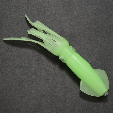 X Pcs Cm Octopus Lures Squid Skirt Bait Glow In Dark Luminous