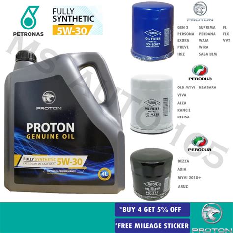 Petronas Proton W L Fully Synthetic Engine Oil Sn L Petronas