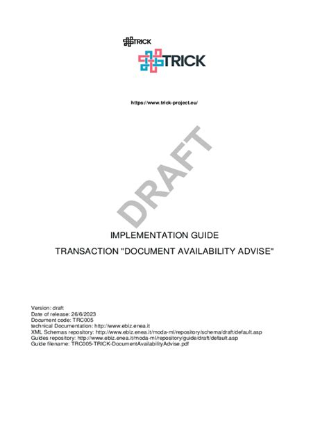 Fillable Online Implementation Guide Tracciabilita ENEA Fax Email