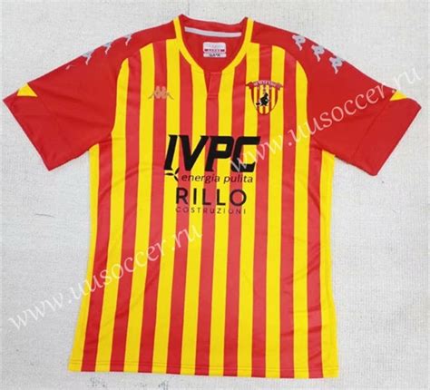 2020-2021 Benevento Calcio Home Red & Yellow Thailand Soccer Jersey AAA ...