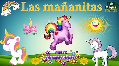 Las mañanitas canción infantil Fiesta de Unicornio Voz de niña