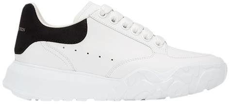 Gi Y Alexander Mcqueen Oversized Court Trainer White Wia A