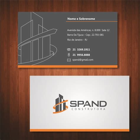 Spand Construtora Cria O De Logo E Cartao De Visita Para Constru